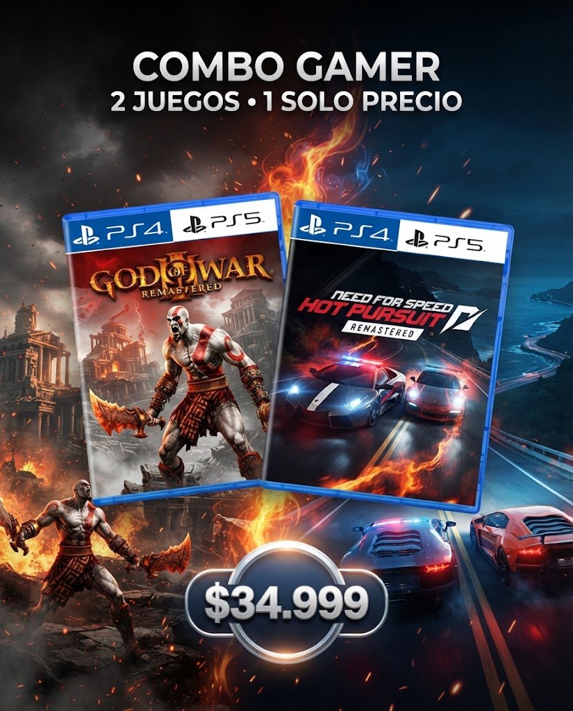 COMBO GODSUIT: God of War® III Remastered, Need for Speed™ Hot Pursuit Remastered