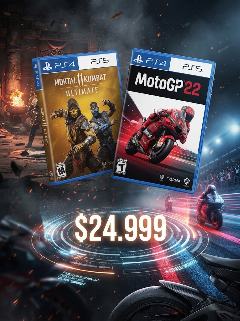 COMBO MKMOTO: Mortal Kombat 11 Ultimate PS4 & PS5, MotoGP™22 PS4 & PS5